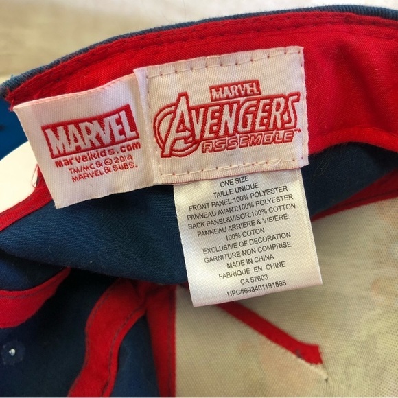 Marvel Avengers Youth Flat Brim Baseball Snapback Hat Cap Adjustable - Picture 7 of 7